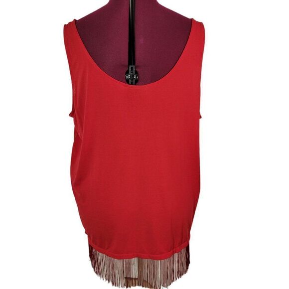 Lane Bryant Tank Top With Fringe (Size 22/24) - Picture 4 of 6